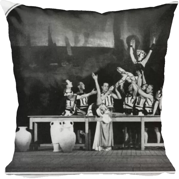 A scene from the Diaghileff ballet companys production