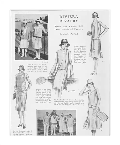 Riviera Rivalry as Tennis and Fashion hold their