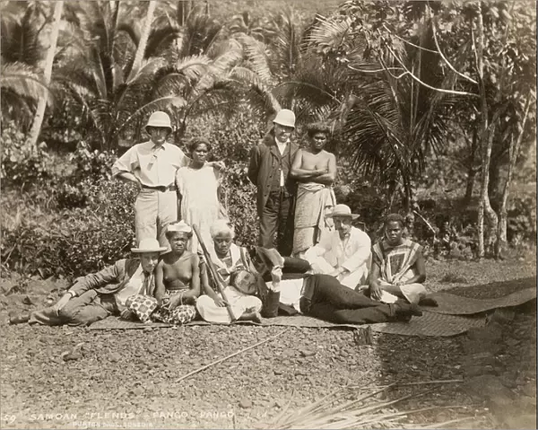 Samoan people, western men, Pango Pango, Samoa