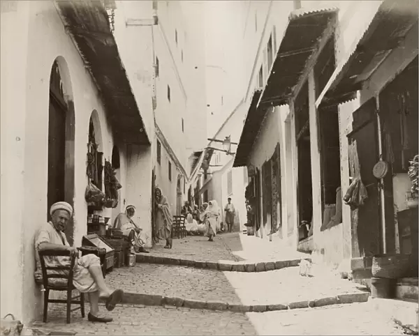 Street scene, probably Algiers, Algeria