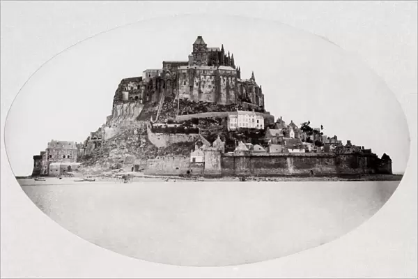 Mont St Michel, France, c. 1870 s