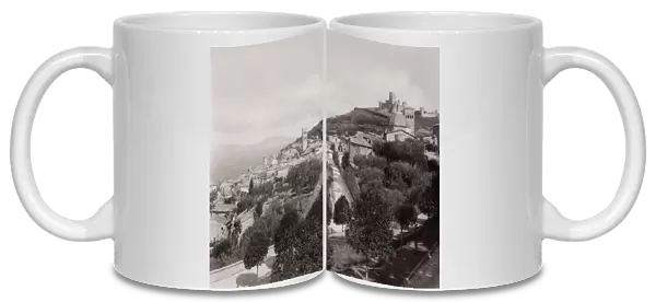 Assisi, Umbria, Italy, view of the town