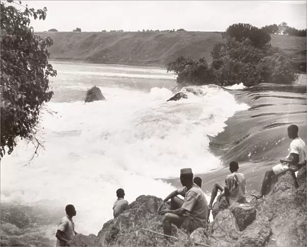 1940s East Africa - Uganda - Ripon Falls, Lake Victoria