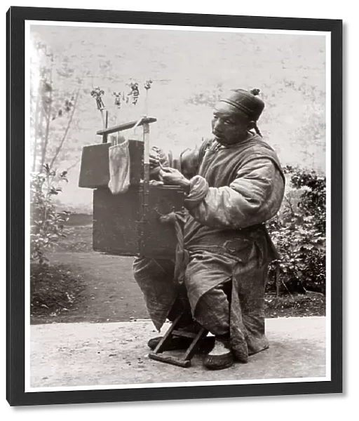 c. 1890 China - Chinese street vendor
