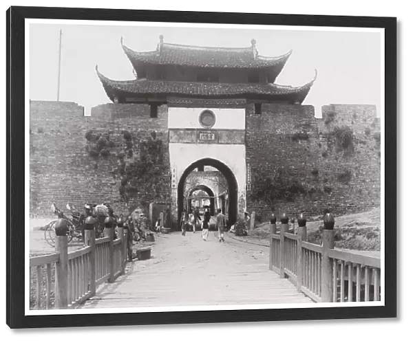 City gate, Wuchang, Wuhan, China, c. 1910