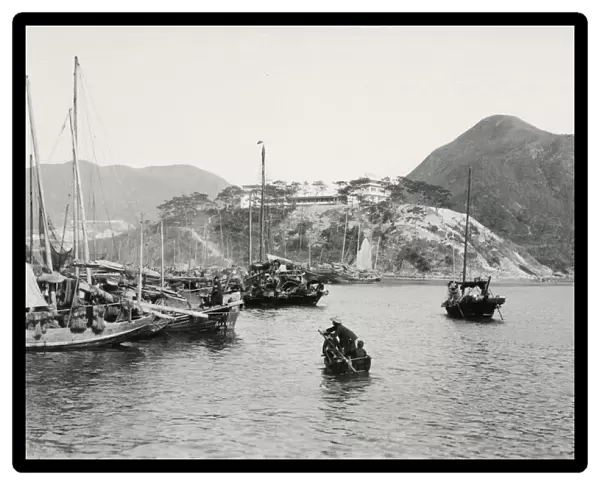 View at Hong Kong, boats