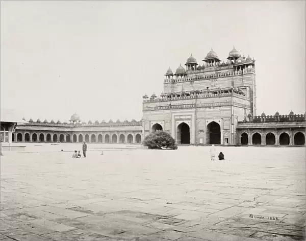 Great Quadrangle, Fatehpur Sikri, India, Samuel Bourne