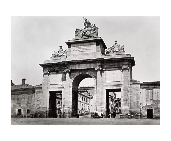 c. 1880s Spain Madrid - gate of Fernando VII