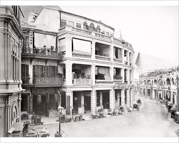 c. 1880s China - Queens Road Hong Kong