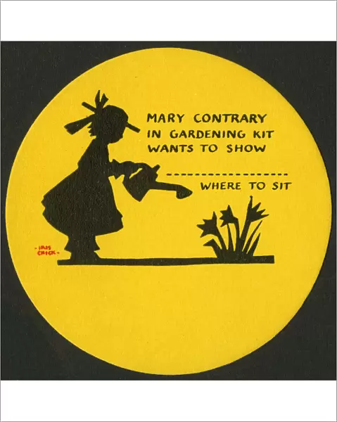 Place marker - Mary Contrary