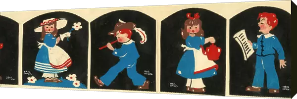 Original Artwork - Nursery Rhyme Series Gummed Stickers
