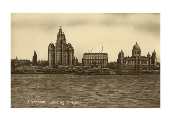 Landing Stage and Quayside - Liverpool, Merseyside, England