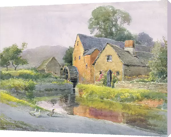 Water mill Lower Slaughter Gloucestershire Landscape