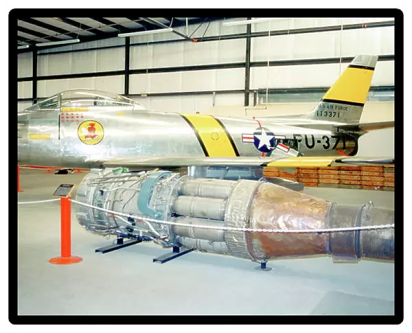 North American F-86F Sabre 51-13371, with J47 engine