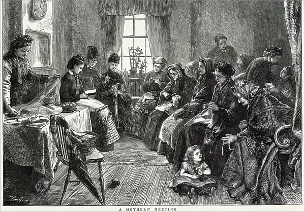 Mothers Meeting. Date: 1872