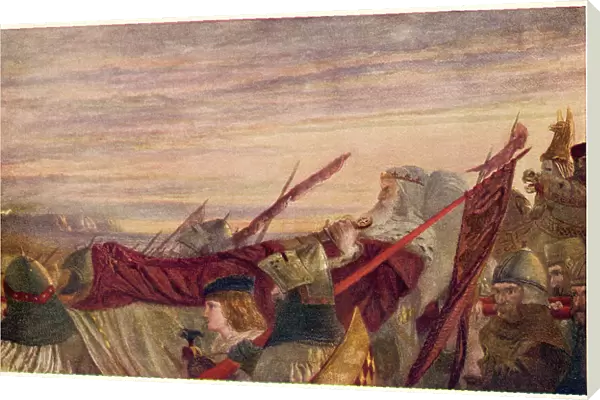 Edward I Dies Events Britain 1307 Weak Ride Borne