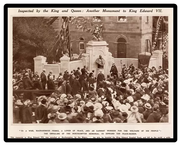 King Edward VII Memorial Unveiled at Northampton 1913