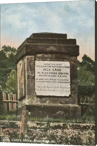 Jack Cade's Stone - Heathfield, East Sussex