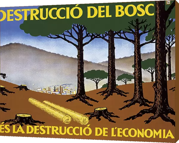 Spanish Civil War (1936-1939). La destruccio