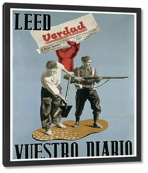 Spanish Civil War (1936-1939). Leed Verdad