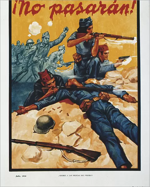 Spanish Civil War (1936-1939) No pasaran!