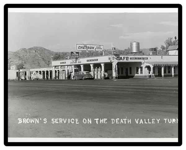 Brown's Service, Baker, Shoshone, California, USA