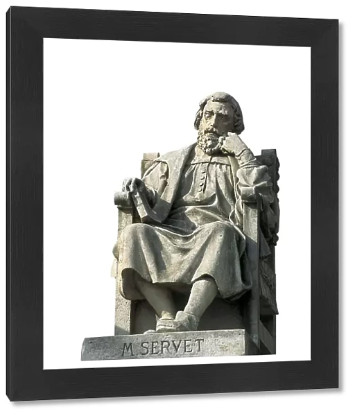 SERVET, Miguel (1511-1553). Spanish doctor and theologian