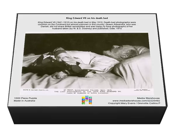 King Edward VII on his death bed