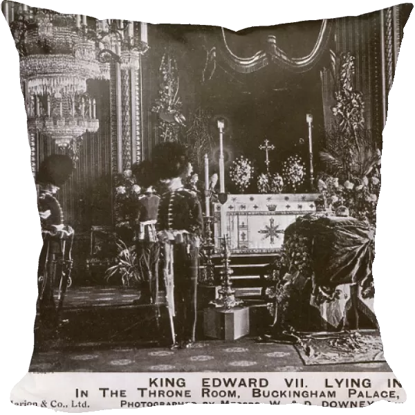 King Edward VII lying in state, Buckingham Palace, London