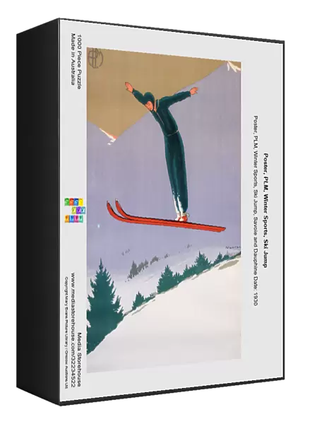 Poster, PLM, Winter Sports, Ski Jump