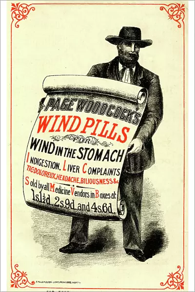 Advert, Page Woodcock's Wind Pills