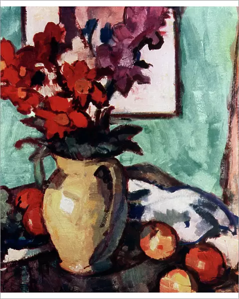 Still Life Fruit and Flowers