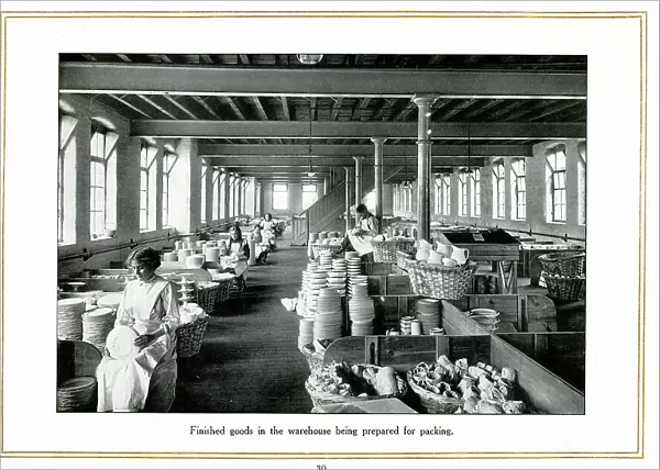 Finished goods in warehouse, Alfred Meakin