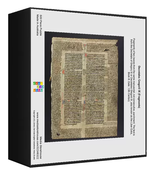 Decretales Gregorii IX (Fragments)