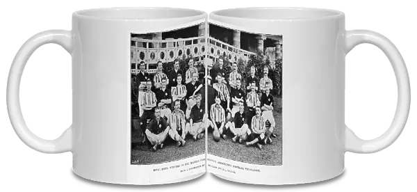 Royal Scots Football Team, outdoor sporting portrait