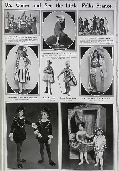 Children dressed for the Mansion House Ball
