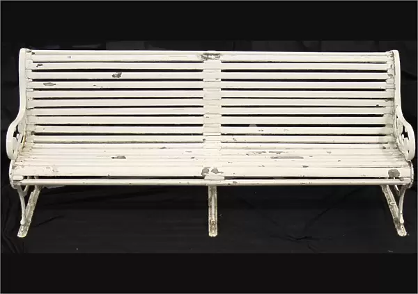 RMS Olympic - cast iron deck bench