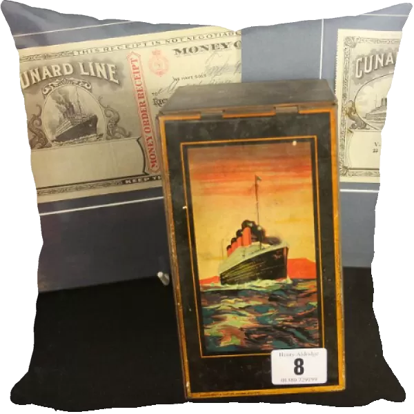 Cunard and White Star Line - three items