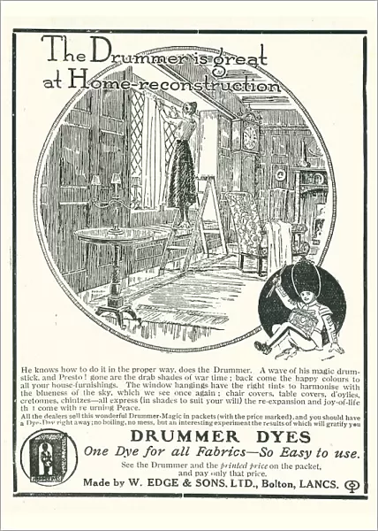 Drummer Dyes Advertisement