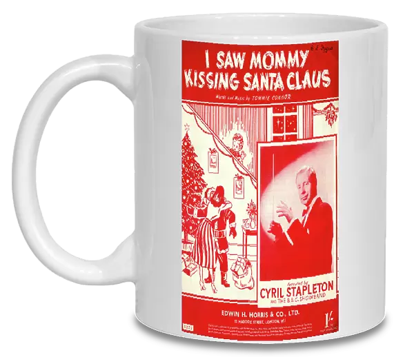 Music cover, I Saw Mommy Kissing Santa Claus