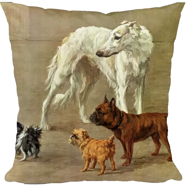 The Allies - five breeds of dog, by Maud Earl