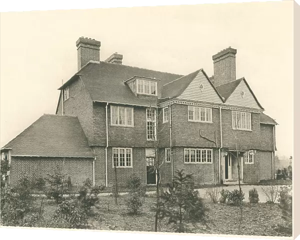 House in West Kent, Entrance Front