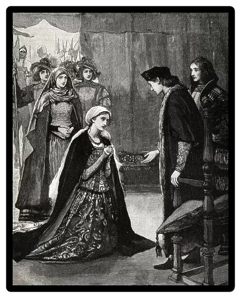 Lady Catherine Gordon before King Henry VII