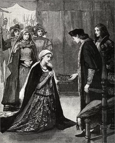 Lady Catherine Gordon before King Henry VII