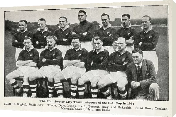 Manchester City FC team, FA Cup winners in 1934