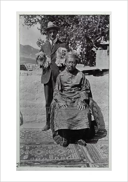 Tashi Lama and Mr Gould, from a fascinating album which reveals new details on a little-known campaign in which a British military force brushed aside Tibetan defences to capture Lhasa, in 1904