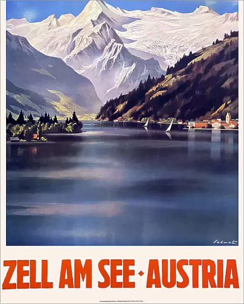Poster, Zell am See, Austria
