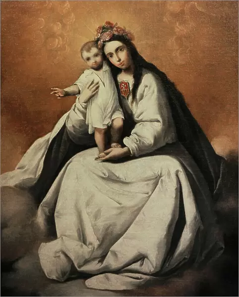 Virgin of Mercy. Second third of the 17th century