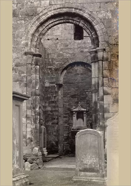 Ruined Chapel of St Regulus (St Rule), looking west, St Andrews, Fife, Scotland Date: 1930s