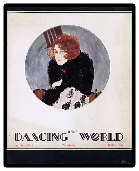 Cover for Dancing World magazine, October 1922